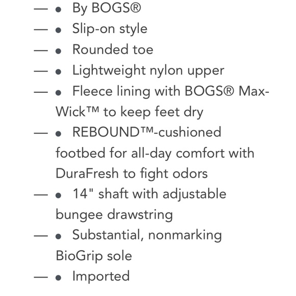 Bogs Quilted Tall Black Boots Size 9 - Picture 7 of 7